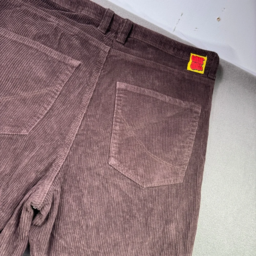 Empyre Relax Corduroy Pants Mens 36 Brown Baggy Loose‎ Fit Skate Streetwear